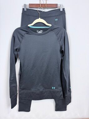 Under Armour Black ColdGear Base Layer  2.0 Set S